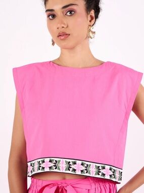 Beyond by Vera Piper Top FUCHSIA